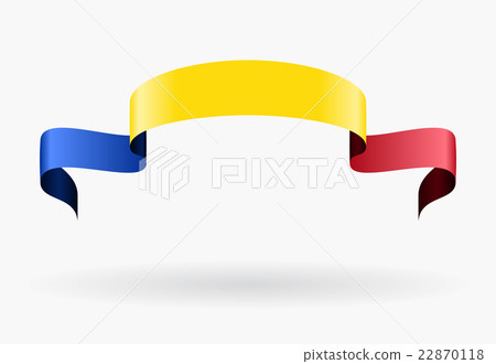 Romanian flag background. Vector illustration. 22870118