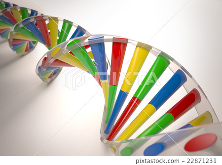 Colorful 3D DNA 22871231