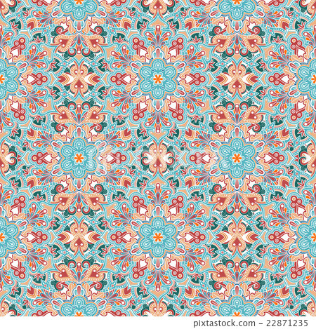 Boho Flower Pattern 22871235