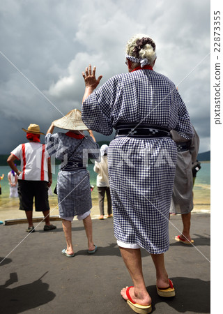 Sea God festival in the Shirahama area of Iriomote Island 22873355