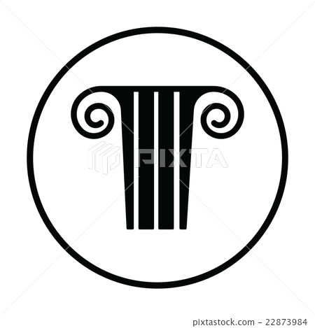 Antique column icon Antique column icon 22873984