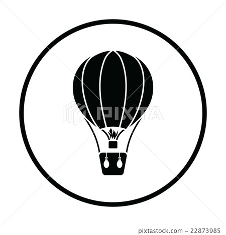Hot air balloon icon 22873985