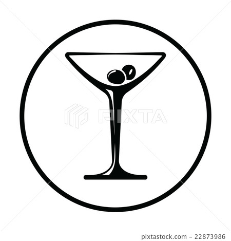 Cocktail glass icon 22873986
