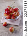 Sweet ripe cherry 22874313