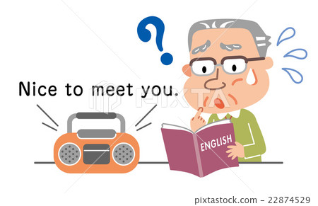 老人英語插圖 老人英語插圖 22874529