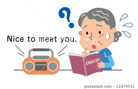 Elderly woman English illustration Elderly woman English illustration 22874531