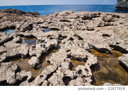 Volcanic rock coast in the Azure Window 22877919