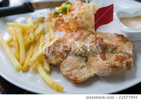 Grill chicken steak. Grill chicken steak. 22877945