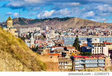 View of Tbilisi, Georgia 22880373
