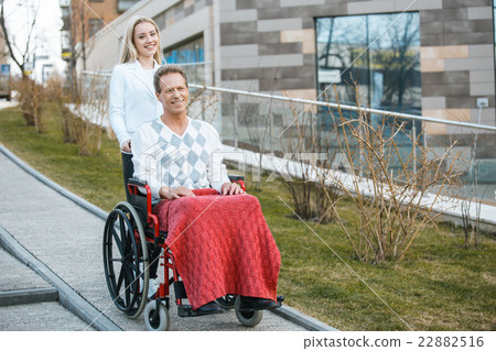 Concept for man on wheelchair Concept for man on wheelchair 22882516