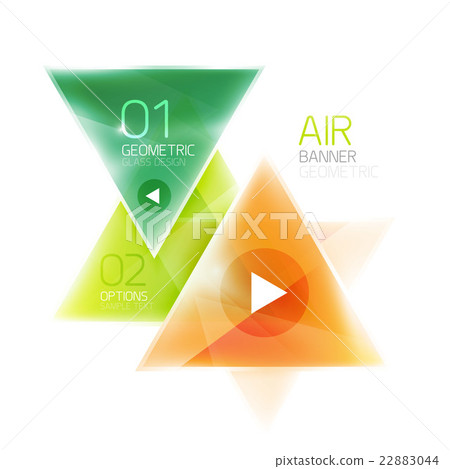 Air triangle abstract background 22883044