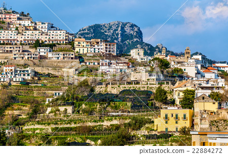 View of Scala village from Ravello 22884272