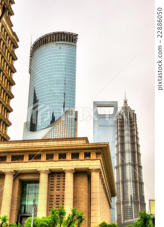 Shanghai skyscrapers at Lujiazui District 22886050