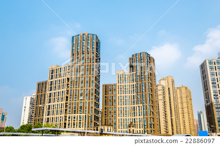 China apartment buildings in Shanghai 22886097