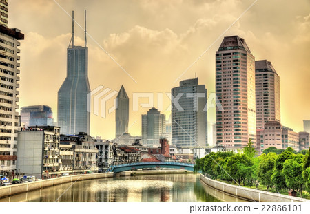 Skyscrapers in Shanghai 22886101