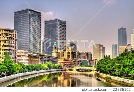 Skyscrapers in Shanghai 22886102