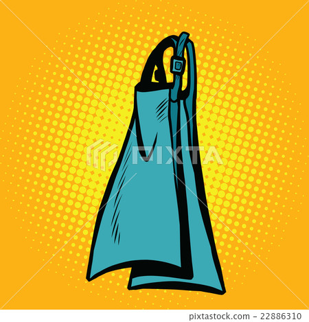 Blue realistic flippers for diving and swimming 22886310