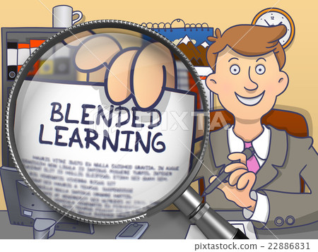 Blended Learning through Lens. Doodle Design. Blended Learning through Lens. Doodle Design. 22886831
