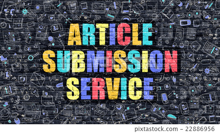 Multicolor Article Submission Service on Dark Multicolor Article Submission Service on Dark 22886956