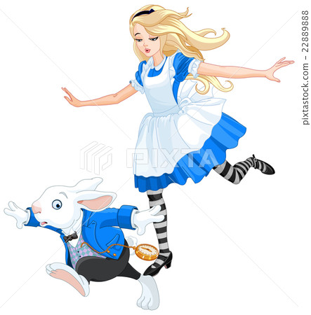 Alice Chasing After the Rabbit 22889888