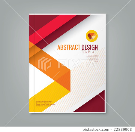 abstract line design background template layout - Stock Illustration ...