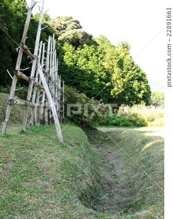 Nagashi · Shintaku-hara horse fence of old battlefield Nagashi · Shintaku-hara horse fence of old battlefield 22891661