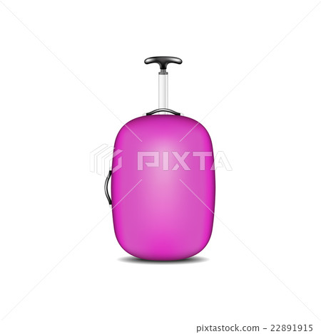 Travel suitcase in purple design Travel suitcase in purple design 22891915