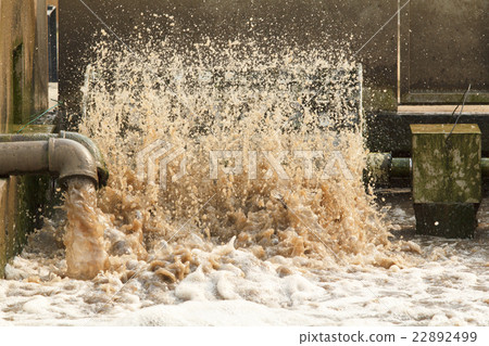 Waste water treatment plant. Waste water treatment plant. 22892499