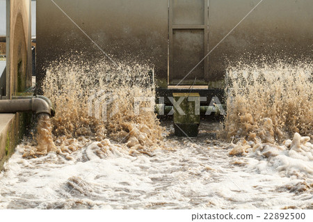 Waste water treatment plant. 22892500