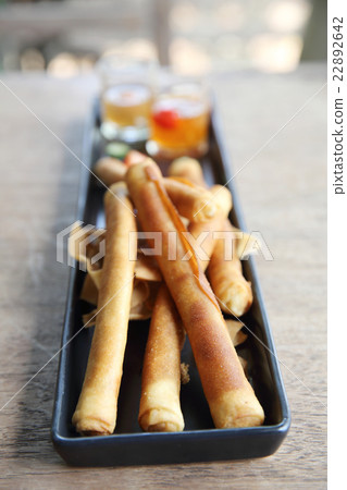 Fried Spring Roll also known as Egg Roll 22892642