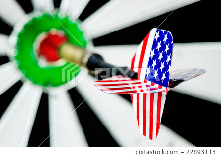 Dart arrow with usa flag 22893113