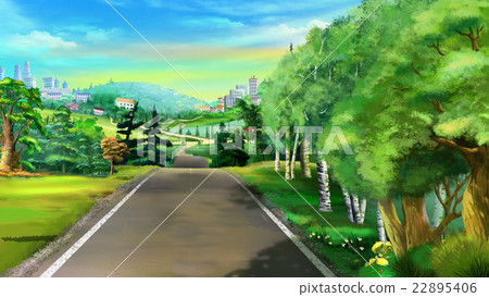 Path Near the Forest 22895406