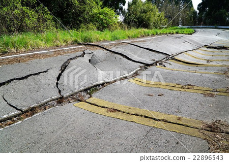 Shot on the 20th day 4 days after the main shock of the 16th day of Minamiaso village collapsed by the Aso earthquake Shot on the 20th day 4 days after the main shock of the 16th day of Minamiaso village collapsed by the Aso earthquake 22896543