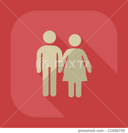 stick figure man woman couple 22896740