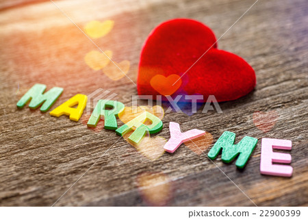 Marry me message written by colour paper Marry me message written by colour paper 22900399