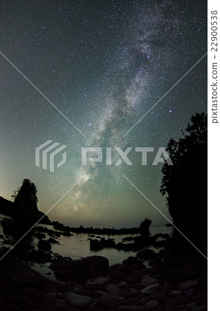 Gwanghwamun and Milky Way 22900538