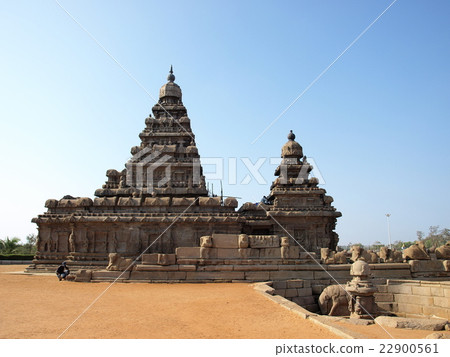 Coastal temple of World Heritage Site "Mahabalipuram Buildings Group" (India) 22900561