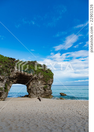 Sandy beach of Miyakojima, Okinawa Prefecture 22901326