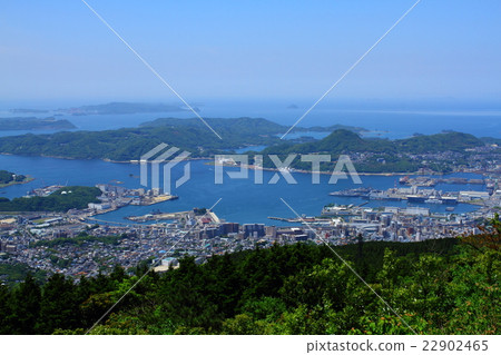 The city of Sasebo overlooking the Ekodake The city of Sasebo overlooking the Ekodake 22902465