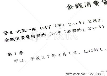 貨幣消費貸款協議 22903313
