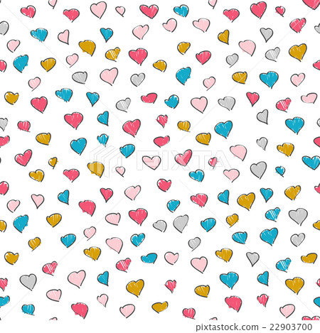 Heart background. Bright colors. Seamless pattern. Heart background. Bright colors. Seamless pattern. 22903700