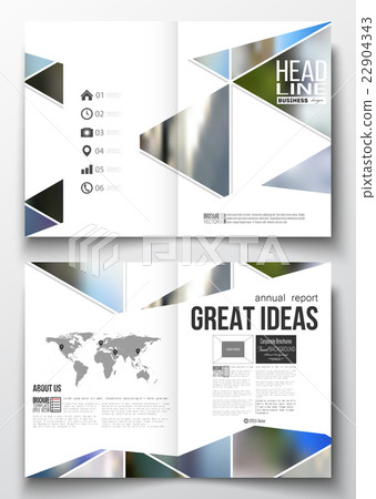 Set of business templates for brochure, magazine Set of business templates for brochure, magazine 22904343
