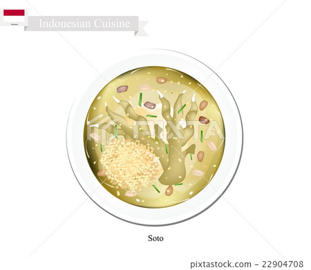 Soto or Traditional Indonesian Clear Chicken Soup 22904708