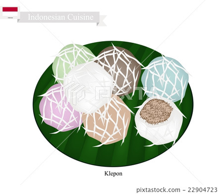 Klepon or Indonesian Stuffed Pandanus Rice Cake Klepon or Indonesian Stuffed Pandanus Rice Cake 22904723