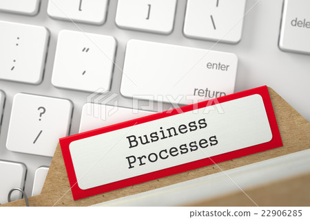 File Card with Business Processes. File Card with Business Processes. 22906285