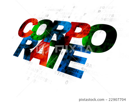 Finance concept: Corporate on Digital background Finance concept: Corporate on Digital background 22907704