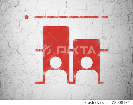 Political concept: Election on wall background 22908175