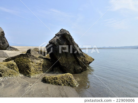 從Wakabashigashima看的海路 從Wakabashigashima看的海路 22909806