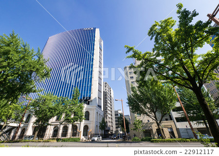 名古屋/丸之內/城市景觀櫻花街名古屋商科大學丸之內塔 名古屋/丸之內/城市景觀櫻花街名古屋商科大學丸之內塔 22912117
