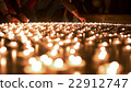 People Firing Up and Placing Candles to Other Ones 22912747